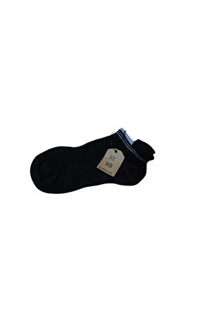 ÇORAP BAMBU DİKİŞSİZ YIKAMALI  PATİK TOPUK TAKVİYELİ ERKEK SIKMAYAN LASTİK SİYAH 40-45