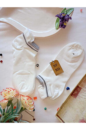 2 ÇİFT HEDİYE PATİK ÇORAP TOPUK TAKVİYELİ ERKEK KADIN SIKMAYAN EKRU BAMBU(DİKİŞSİZ) SİYAH 36-40