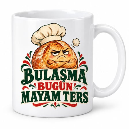 Bana Bulaşma Tasarımlı Porselen Kupa - MODEL 733