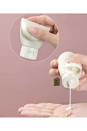 BANYO KREM ŞAMPUAN KUTUSU TAŞINABİLİR SEYAHAT SETİ DOLDURULABİLİR KUTU TEKLİ - RENKLERDEN BİRİ GELİR