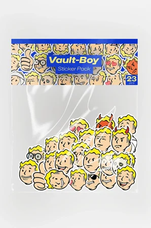 Fallout Vault-Boy Sticker Paketi 23 Parça Yapışkanlı Kaliteli Su Geçirmez Laptop Telefon Etiket Seti