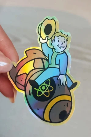 Fallout SE-1 Sticker Paketi 12 Parça Kaliteli Su Geçirmez Laptop Telefon Termos Etiket Seti
