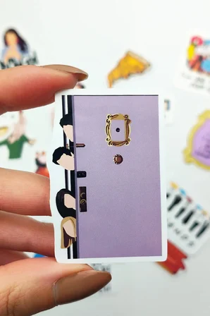 Friends Sticker Paketi 20 Parça Kaliteli Su Geçirmez Laptop Telefon Etiket Seti