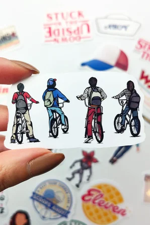 Stranger Things Sticker Paketi 23 Parça Kaliteli Su Geçirmez Laptop Telefon Termos Etiket Seti