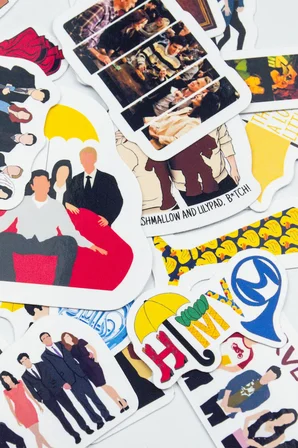 How I Met Your Mother Sticker Paketi 23 Parça Su Geçirmez HIMYM Laptop Telefon Termos Etiket Seti