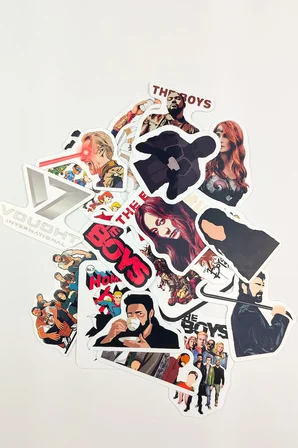 The Boys Sticker Paketi 22 Parça Kaliteli Su Geçirmez Laptop Telefon Termos Etiket Seti
