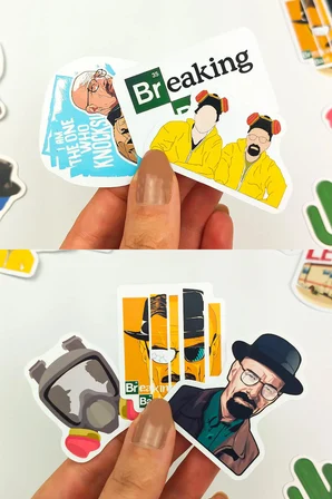 Breaking Bad Sticker Paketi 21 Parça Kaliteli Su Geçirmez Laptop Telefon Etiket Seti