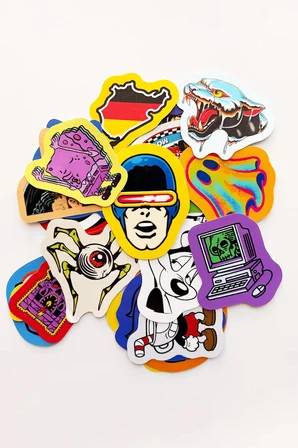 The Dump IV Eğlenceli Sticker Koleksiyonu 30 Parça Laptop Telefon Termos Etiket Seti