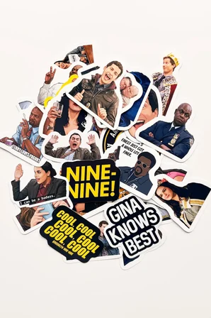 Brooklyn Nine-Nine 28 Parça Sticker Paketi Suya Dayanıklı Laptop Termos Telefon Etiket Seti