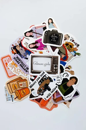 Gilmore Girls 30 Parça Sticker Paketi Suya Dayanıklı Laptop Termos Telefon Etiket Seti