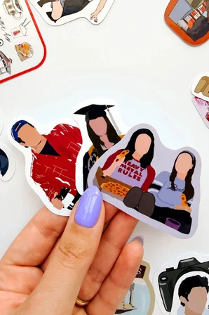 Gilmore Girls 30 Parça Sticker Paketi Suya Dayanıklı Laptop Termos Telefon Etiket Seti