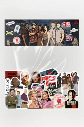 Dexter 25 Parça Sticker Paketi Suya Dayanıklı Laptop Termos Telefon Etiket Seti