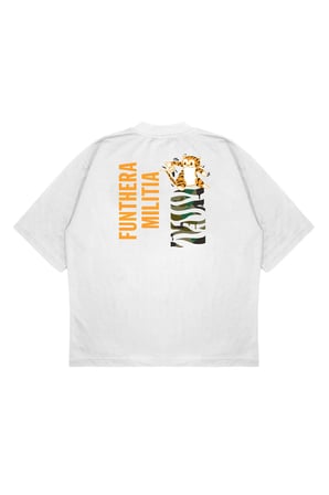 Unisex Oversize BAPE TIGER CAMO 1ST Baskılı Boxy Fit Kalın Kumaşlı (240gsm) T-shirt