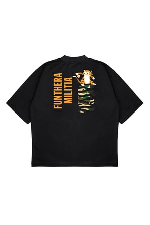 Unisex Oversize BAPE TIGER CAMO 1ST Baskılı Boxy Fit Kalın Kumaşlı (240gsm) T-shirt