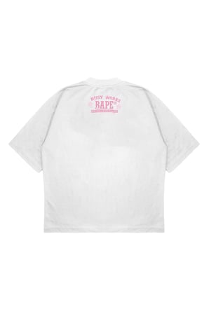 Unisex Oversize Bape x Sakura Leaves Baskılı Boxy Fit Kalın Kumaşlı (240gsm) T-shirt