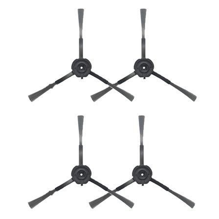 Lydsto R1 Pro HD-STYTJ-W03 için 4 Adet Siyah Yan Fırça