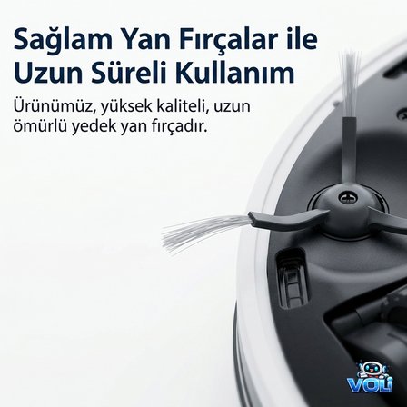Philips 7000 Serisi 7000/01 7100/01 için 2 Adet Yan Fırça