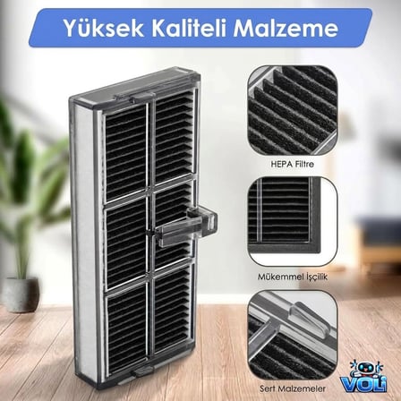 Dreame X40 Ultra L40 Ultra uyumlu yedek 2 adet hepa filtre