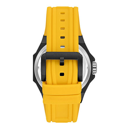Quantum BAR1091.614 Erkek Kol Saati | 47MM Otomatik, 20 ATM, Sarı Silikon Kordon
