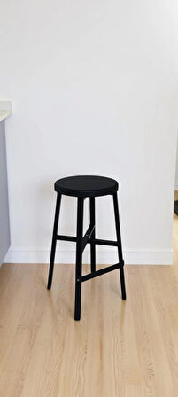 Siyah Bar Masası Seti 150X40X100cm