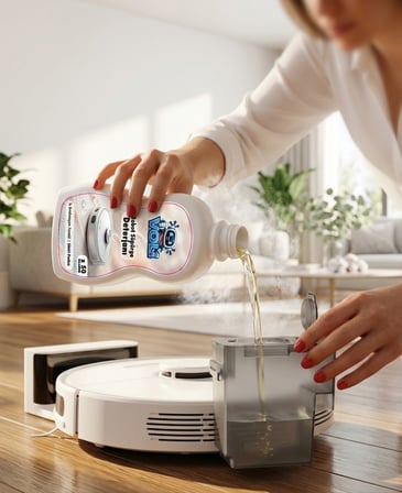 Sihirli Pudra Kokusu 2'li Avantaj Paket Robot Süpürge Deterjanı Yüzey Temizleme Mop Solüsyonu 2X500 ml