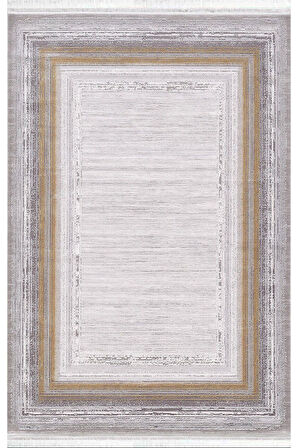 Artemis Halı Barok Antrasit Kiremit Çerçeve Desen Halı