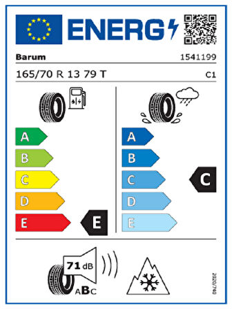 Barum 165/70R13 79T POLARIS 5 Oto Kış Lastiği(Üretim Yılı: 2025)