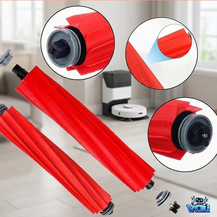 Roborock Q Revo MaxV , QRevo Pro / S / Plus için Beyaz Robot Süpürge Filtre Fırça Seti