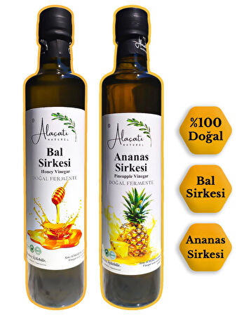Bal ve Ananas Sirkesi 2’li Fırsat Paketi 500 ml x2 Adet