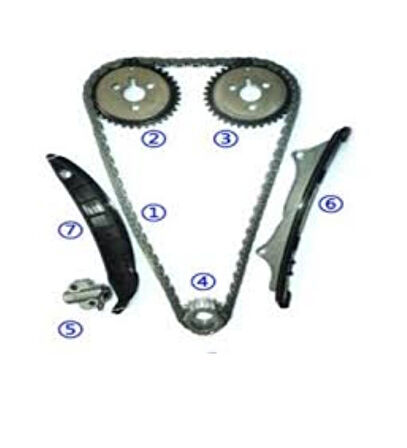 Chevrolet Aveo T250 T255 Spark M300 1.2 2008 Sonrası 7 Parça Eksantrik Zincir Seti