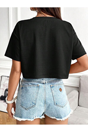 Unisex Brooklyn NYC Baskılı Oversize T-shirt
