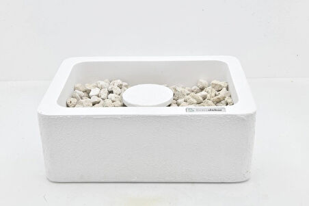 BETON - ATEŞ ÇUKURU - DİKDÖRTGEN - KREM