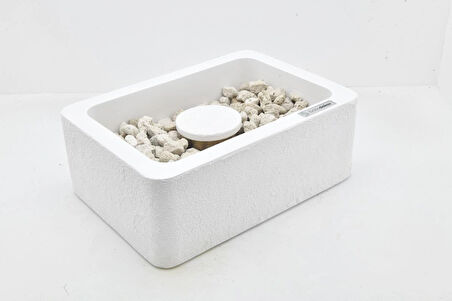 BETON - ATEŞ ÇUKURU - DİKDÖRTGEN - KREM