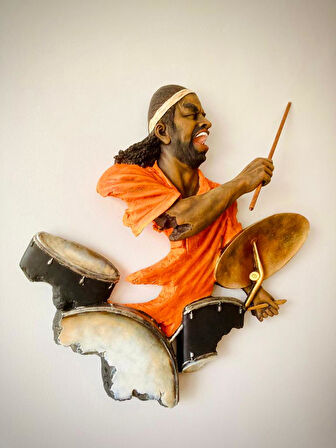 Baterist,Dekoratif Duvar Obje Biblo Orjinal