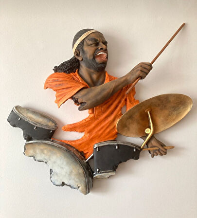 Baterist,Dekoratif Duvar Obje Biblo Orjinal