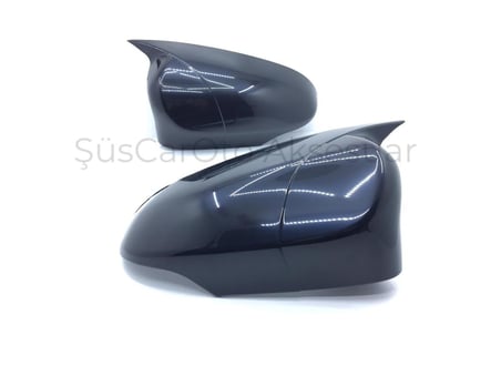 Toyota Avensis 2015-2018 Batman Yarasa Ayna Kapağı Piano Black ABS Plastik