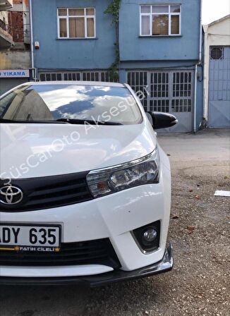 Toyota Avensis 2015-2018 Batman Yarasa Ayna Kapağı Piano Black ABS Plastik