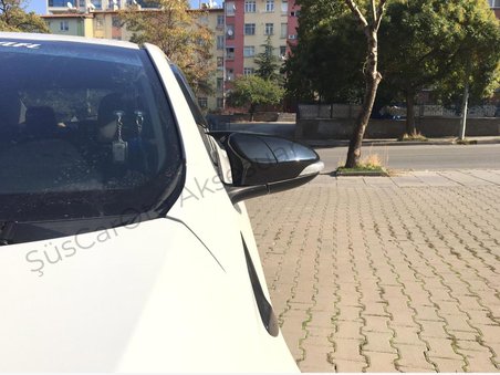 Toyota Auris 2013-2018 Batman Yarasa Ayna Kapağı Piano Black ABS Plastik