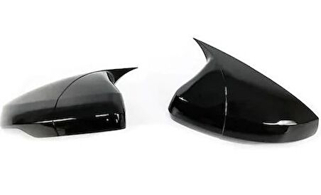 Vw Polo MK6 2018 Sonrası Batman Yarasa Ayna Kapağı Piano Black ABS Plastik