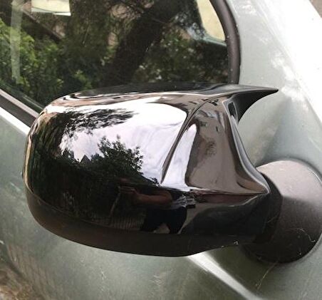 Dacia Logan 2009-2020 Batman Yarasa Ayna Kapağı Piano Black ABS Plastik