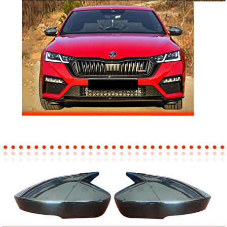 Octavia Batman Yarasa Ayna Kapağı Piano Black / 2021-2024