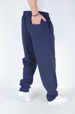 %100 PAMUK Ham bez keten pantolon 4XL-5XL-6XL
