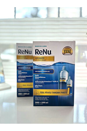 Bausch+Lomb Renu Çok Amaçlı Solusyon Avantajlı Paket 360+100ml 2'li Set