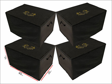 PİNABAH 4 ADET BAVUL İÇİ DÜZENLEYİCİ ORGANİZER HURÇ (40x35x10)