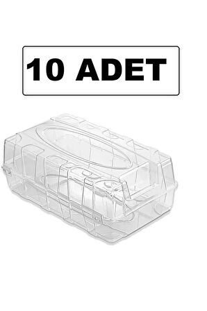 10 Adet Erkek Ayakkabı Saklama Kutusu - Şeffaf Ayakkabı Kabı Seyahat Için Uygundur