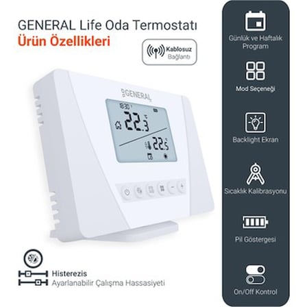 General Life Ceres HT300S RF Kablosuz Oda