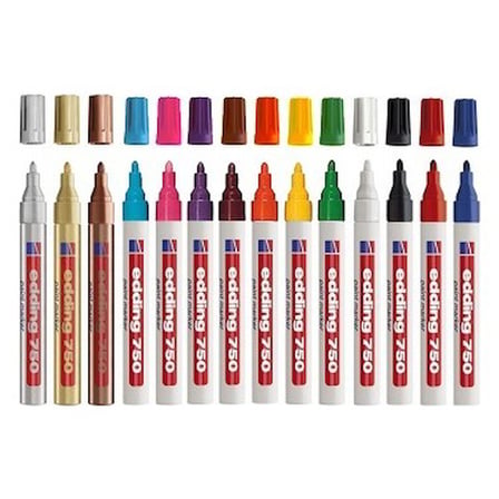 Beyaz Renkli Boya Marker Kalemi, Kalıcı ve Kolay Kullanım