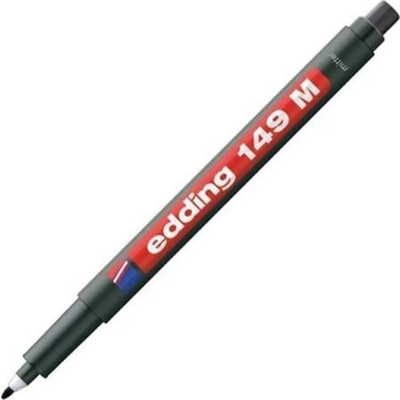 Siyah Asetat Kalemi 10'lu Set, Hızlı Kuruyan Mürekkeple