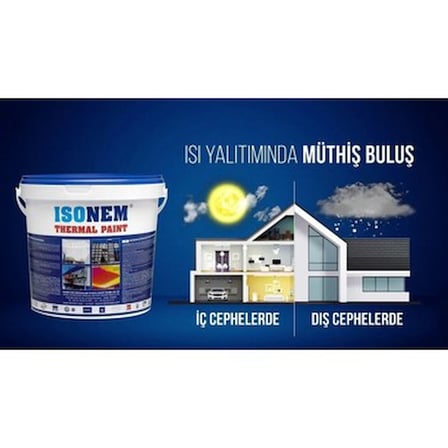 Kolay Uygulama ve Yüksek Kapatıcılık 10 LT Isı Yalıtım Boyası
