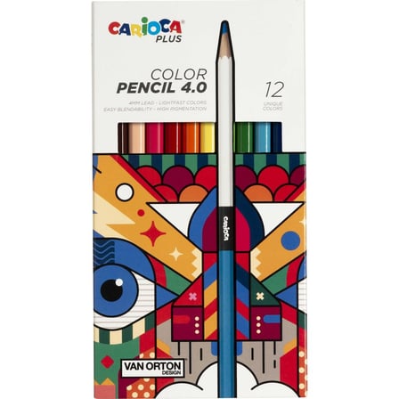 Çizim İçin Uygun Kuru Boya Kalemi, 4.0 mm Uç ile Renkli